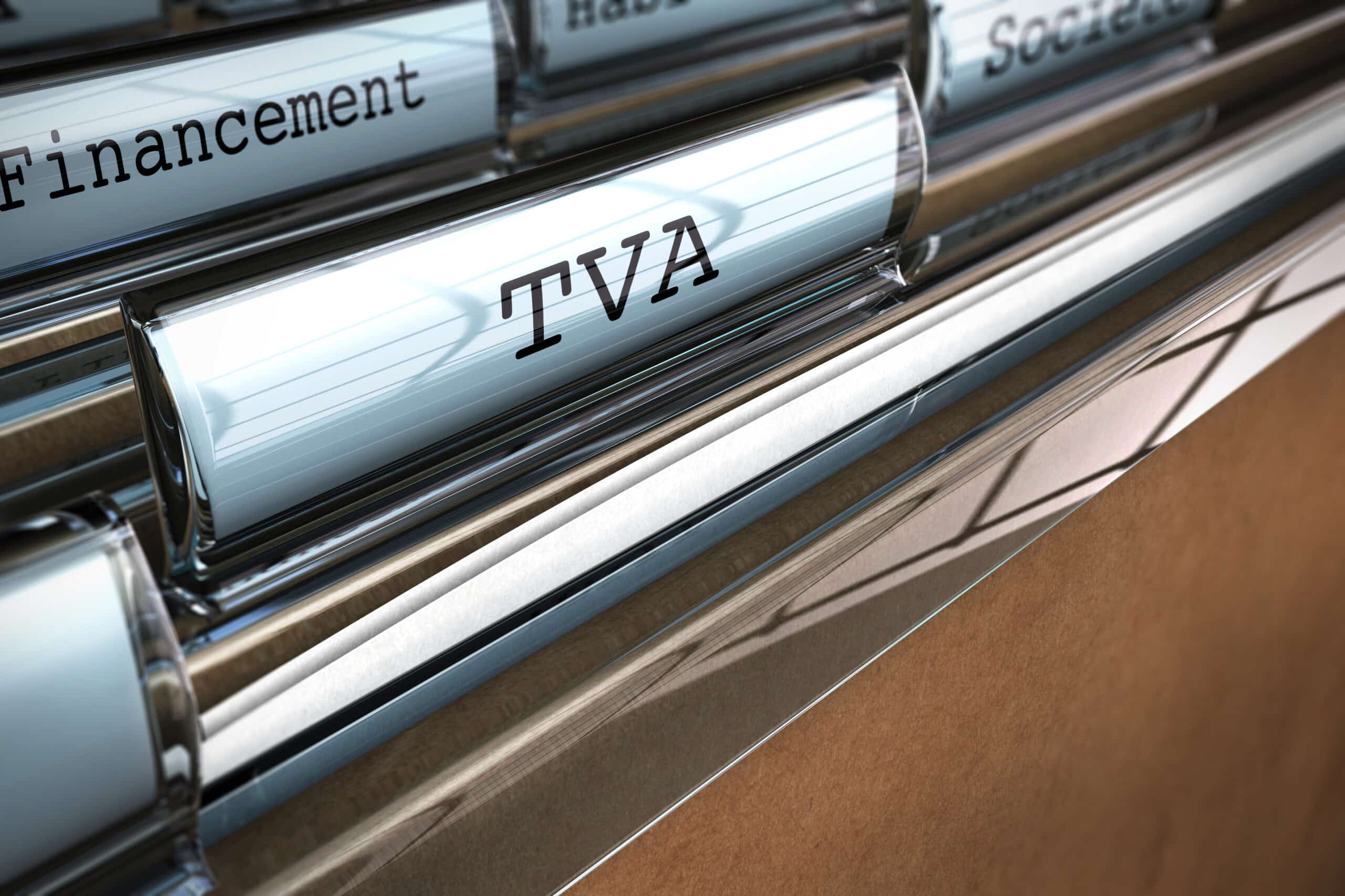 French,Concept,,Word,"tva",Written,On,A,Folder,,3d,Render